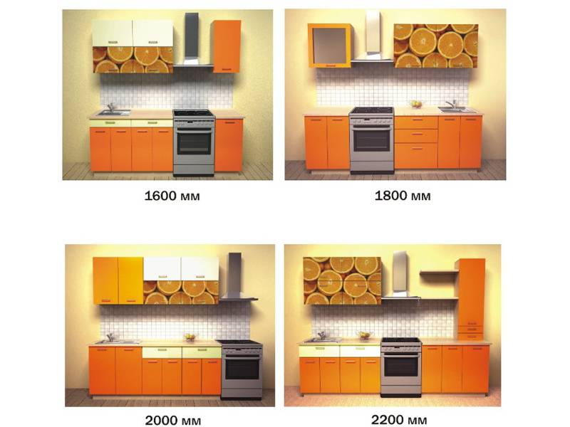 кухонный гарнитур апельсин в Барнауле