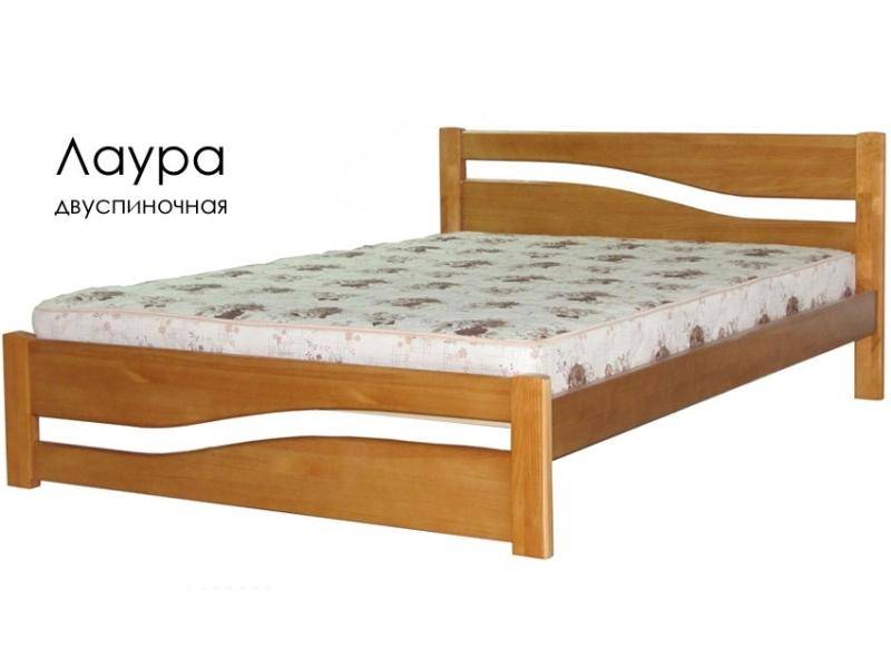 кровать лаура из массива сосны в Барнауле