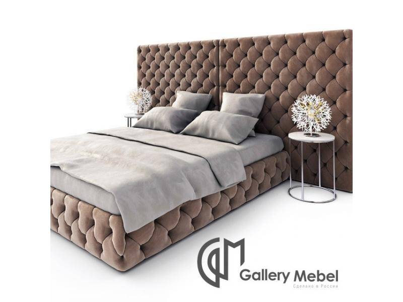 кровать с большим изголовьем letto gm 12 в Барнауле