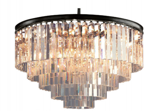 люстра odeon 5 rings черное основание в Барнауле