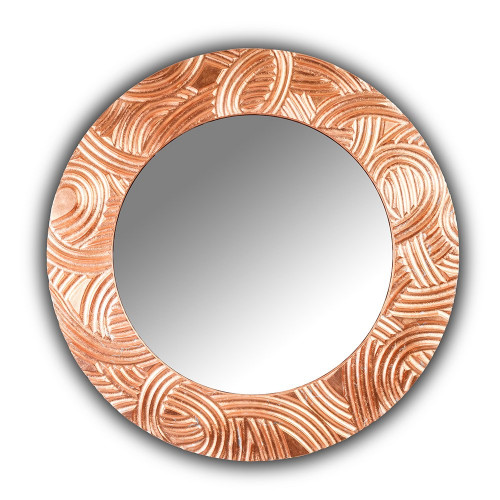 зеркало круглое бронзовое с рельефом диаметр 90 см mystery в Барнауле