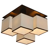 потолочная люстра arte lamp quadro a4402pl-4bk в Барнауле