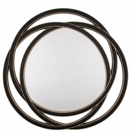 зеркало круглое черное большое диаметр 120 см round s в Барнауле