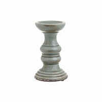 подсвечник серый фигурный grey, 18,5 см в Барнауле