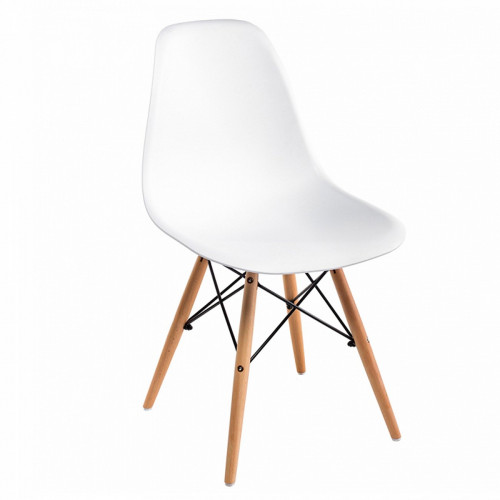 стул деревянный eames pc-015 white в Барнауле