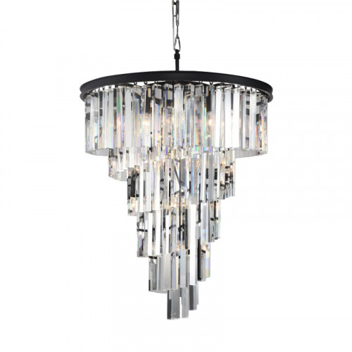 люстра helix clear от delight collection прозрачная/черная в Барнауле