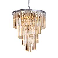 люстра helix amber от delight collection хром/янтарная в Барнауле