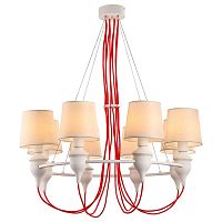 подвесная люстра arte lamp sergio a3325lm-8wh в Барнауле