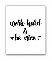 постер be nice а4 в Барнауле