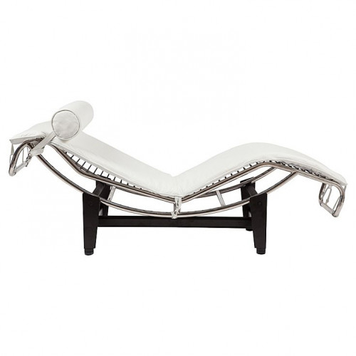 шезлонг chaise longue lc4 белый в Барнауле