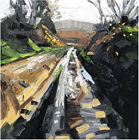 картина маслом горы в Барнауле