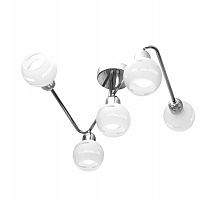 потолочная люстра idlamp agostina 361/5a-whitechrome в Барнауле