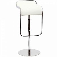 барный стул lem style piston stool белая кожа в Барнауле