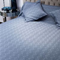 покрывало papillon на двуспальную кровать синее в Барнауле