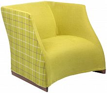 кресло vivienne armchair yellow checkerboard в Барнауле