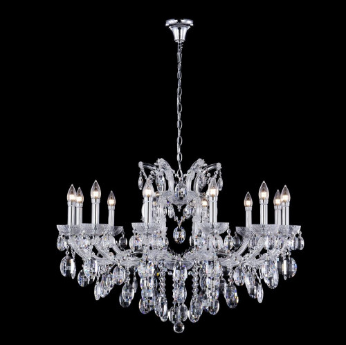 подвесная люстра crystal lux hollywood sp12 chrome в Барнауле