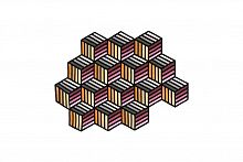 ковер parquet hexagon orange 305x188 от gan в Барнауле