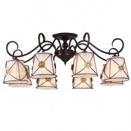 потолочная люстра arte lamp 72 a5495pl-8br в Барнауле