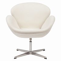 кресло swan chair кремовое в Барнауле