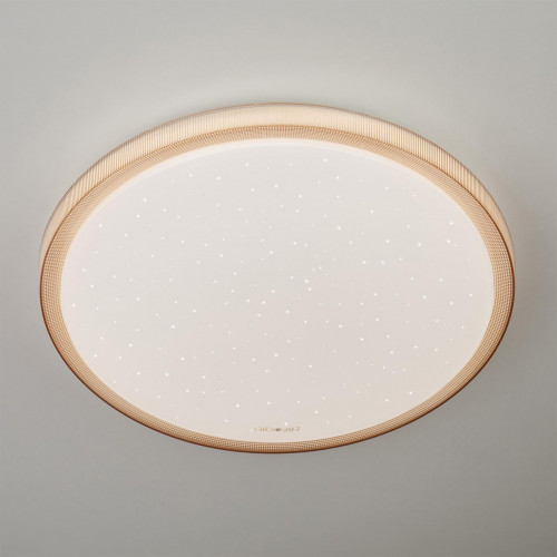 потолочный светодиодный светильник eurosvet sandy 40014/1 led кофе в Барнауле