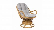 кресло-качалка swivel rocker коричневый в Барнауле