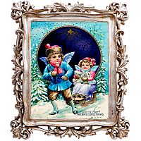 картина «с новым годом!» в раме «амели силвер», версия 22 в Барнауле