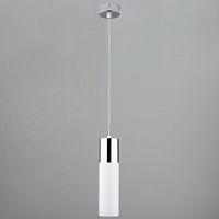 подвесной светильник eurosvet double topper 50135/1 led хром/белый в Барнауле