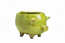 цветочный горшок pig planter зеленый в Барнауле