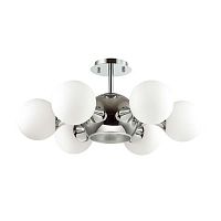 потолочная люстра odeon light miolla 3972/7c белая в Барнауле