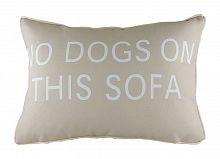 подушка с надписью no dogs on this sofa в Барнауле