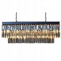 люстра odeon l80 black&glass черная, прозрачное в Барнауле