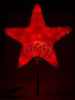 светодиодная фигура звезда красная в Барнауле