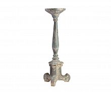 подсвечник фигурный голубой состаренный на 1 свечу antique blue finish, 61 см в Барнауле