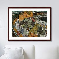 картина: crescent of houses ii (island_town), 1915г. в Барнауле