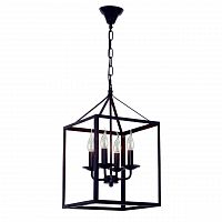 дизайнерская подвесная люстра spot light cage 9810404 черная в Барнауле