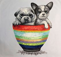 картина маслом маленькие друзья в Барнауле