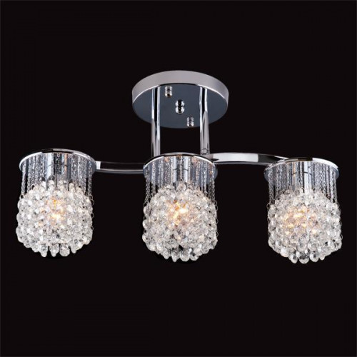потолочная люстра eurosvet 3222/3 хром strotskis в Барнауле
