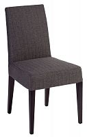 стул aylso dining chair кожа тёмно-серая в Барнауле