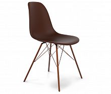 стул dsr коричневый s37 (eames style) в Барнауле