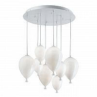 подвесная люстра ideal lux clown sp8 bianco в Барнауле