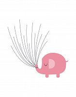 постер pink elephant а4 в Барнауле