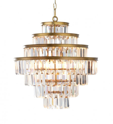люстра alaine 50 латунь, прозрачное стекло в Барнауле
