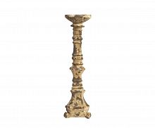 подсвечник фигурный бежевый состаренный на 1 свечу antique blue, 35 см в Барнауле