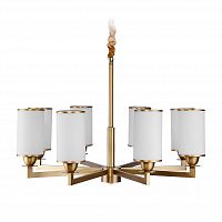 люстра brch9040-8 от delight collection белая/золото в Барнауле