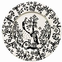 тарелка taika черно-белая в Барнауле