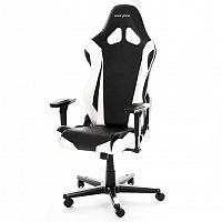 кресло геймерское dxracer racing черно-белое в Барнауле