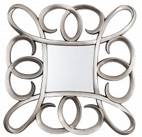 зеркало серебряное квадратное в фигурной раме silver swirl frame от rvastley в Барнауле