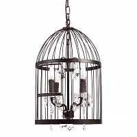 люстра vintage birdcage (51*34*54) коричневая в Барнауле