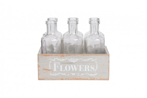 набор стеклянных бутылок flowers в Барнауле