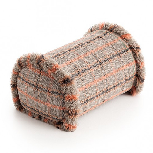 подушка большая-рол tartan terracotta от gan в Барнауле